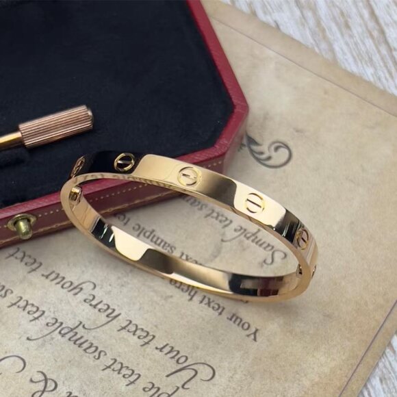 ✅Cartier Love Bracelet Rose Gold Size 17 - Picture 5 of 5